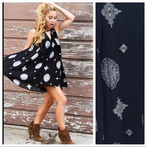 Free People Medallion Dress Sz XS